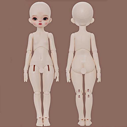 ZDLZDG 12in смола BJD кукли 1/6 ротирачка топка споена кукла, рачно изработена шминка, SD Girl Doll Комплетна сет