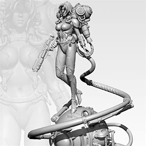 1/24 Sci-Fi Mecha Mecha Female Warrior смола фигура комплет минијатурен комплет за смола // 5W9-8