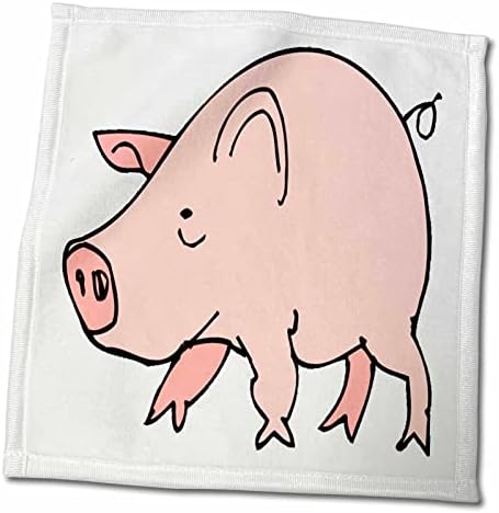 3Drose Florene Childrens Art II - Симпатична цртана розова свиња - крпи