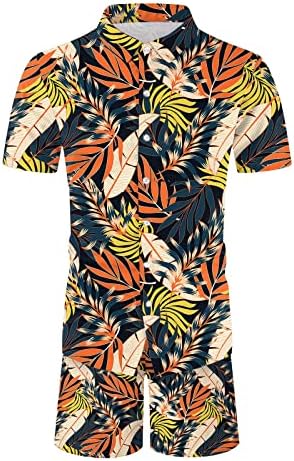 Bmisegm летни преголеми маици за мажи лето мода мода рекреација хаваи приморски одмор плажа 3 парчиња костум мажи