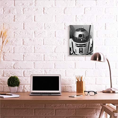 Икона за роботи за научна фантастика „Ступел Индустри“, црно -бела фотографија, дизајнирана од убава плакета на wallидот на Ншути, 13 x 19