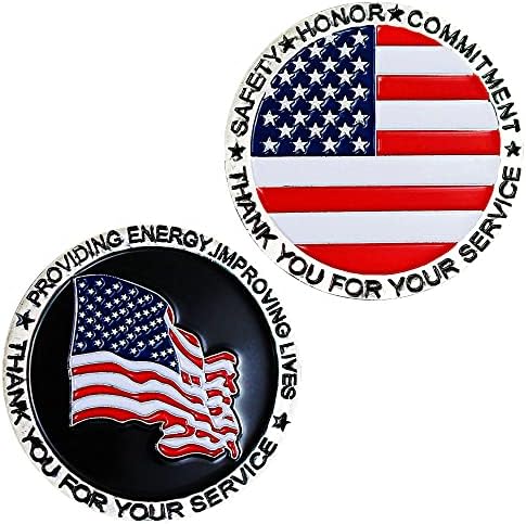 Зголемување на знамето на Соединетите Американски Држави Обезбедување на енергија jmproving Lives us монети сребрени позлатени комеморативни монети