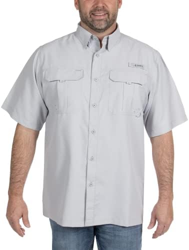 Навика за навики на мажите Форш планински кратки ракави за риболов кошула - UPF 40+ УВ заштита