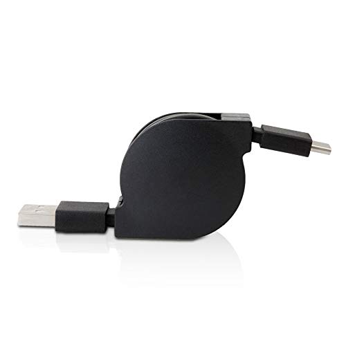 Boxwave Cable компатибилен со Motorola G62-Minisync-USB-A до USB Type-C, кабел за повлекување-USB-A до USB Type-C за Motorola G62