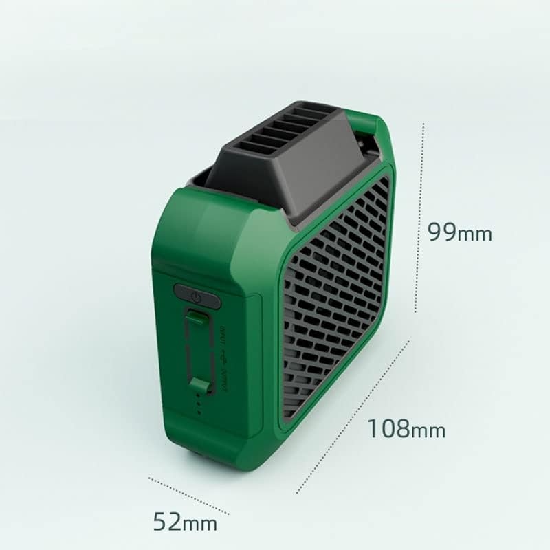 SDFGH USB Пренослив Личен Вентилатор За Виси Половината Батерија На Полнење Тивок Електричен Вентилатор За Носење Рачен Клима Уред