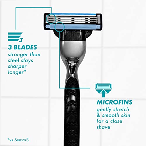 Gillette Mach3 Razor Razor Relet Refills, 12 брои