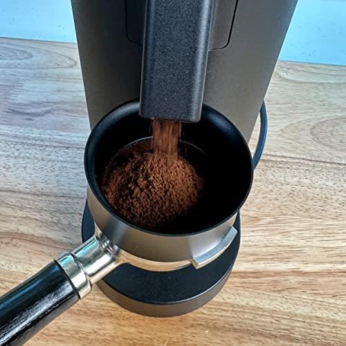 Miicoffee 58mm магнетна инка за дозирање на алуминиум - прстен за дозирање на кафе на еспресо - со 9 магнетизиран челик компатибилен со 58мм