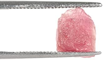GemHub Raw Rough Rough Pink Tourmaline Природно заздравување кристал 2,00 CT лабав камен скапоцен камен