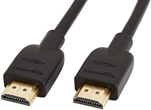 Основи на Амазон Основи прилагодлив компјутерски монитор за подигање на бирото и брз кабел 4K HDMI - 6 стапки