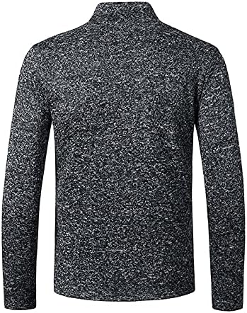 XXBR рамен плетенкал исмејувачки врат пуловер за мажи, 2021 есен тенок топол обичен врвови со цврста боја мода од руно џемпер