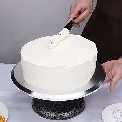 ЗКК Ротирачки Торта Грамофон Торта Ротирачки Штанд Алуминиумска Легура Ротирачки Дисплеј Стојат Торта Декорација Партија Десерт Штанд Торта
