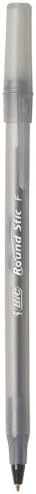 BIC Round Stic Xtra Precision Ballpoint Pen, Fine Point, Blue, 12-от.