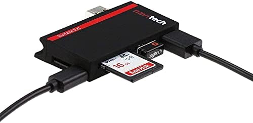 Навитех 2 во 1 ЛАПТОП/Таблет USB 3.0/2.0 Hub Адаптер/Микро USB Влез со Читач НА Sd/Micro SD Картички Компатибилен Со Lenovo Legion