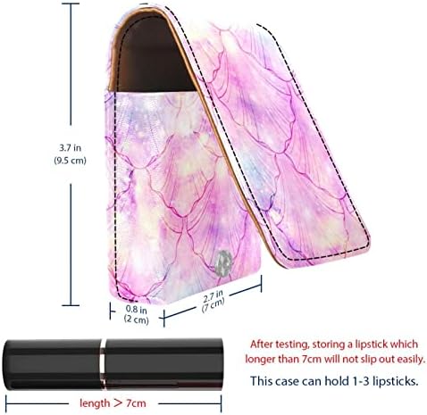 Сирена Скала Галакси Печатење Розова Мини Шминка Чанта Држач За Кармин Торба За Складирање Балсам За Усни Торбички За Усни За