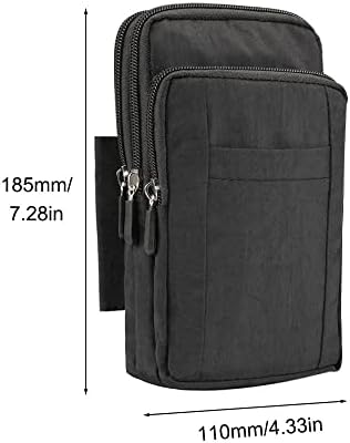 Чанта за мобилни телефони, водоотпорна преносна тактичка торба за појас на половината со мобилен мобилен телефон за мобилен телефон