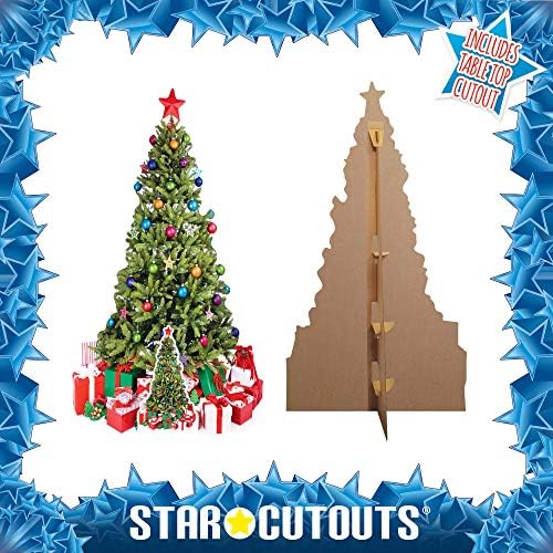 Star Cutouts LTD SC57 Голем Исечок Од Картон За Новогодишна Елка Совршен За Персонални Соби И Канцелариски Божиќни Украси, Забави И Настани
