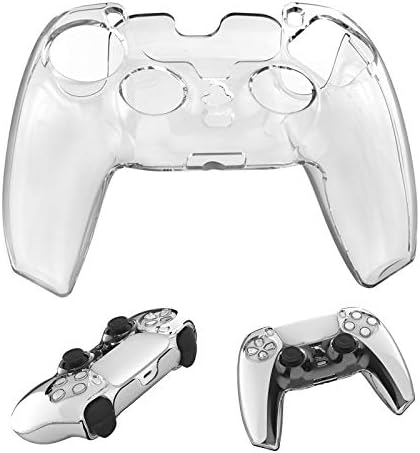 Conyma Transparents PC Soft Case Chark Cock Cover за PS5 Controller EE3