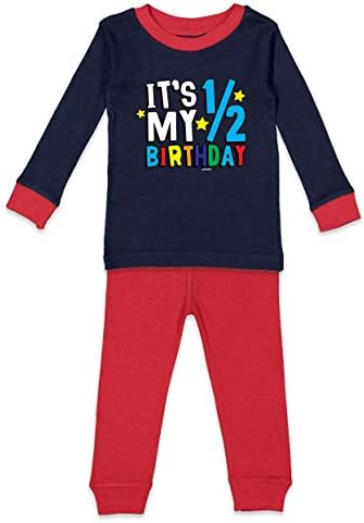 Тоа е мојот 1/2 роденден - Поставете се поставени кошула и панталони за деца од половина забава