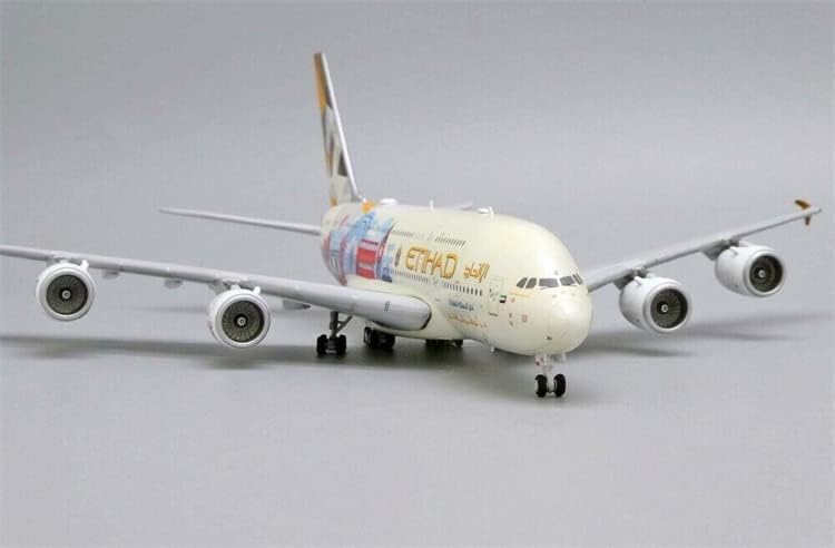 JC Wings Etihad Airways Airbus A380 A6-APC 1/400 Diecast Aircraft претходно изграден модел