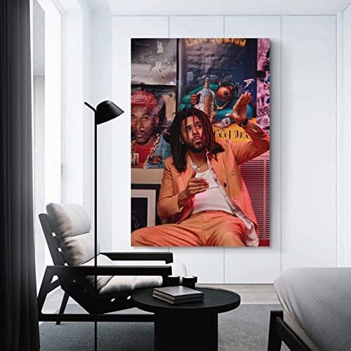 Tyio J Cole Music Music Poster Hip Hop Рапер декоративно сликарство платно wallидна уметност домашна дневна соба за wallhanging естетски постери