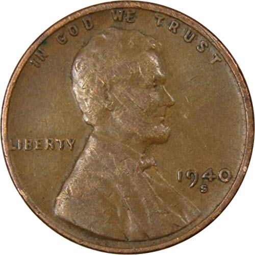 1940 С Линколн Пченица Цент Аг За Добар Бронзен Денар 1с Монета Колекционерски