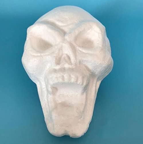 Welliestr 10 парче череп модел на пена полистирен стиропор за забава DIY украси череп пена мувла DIY мувла - 18,5 см
