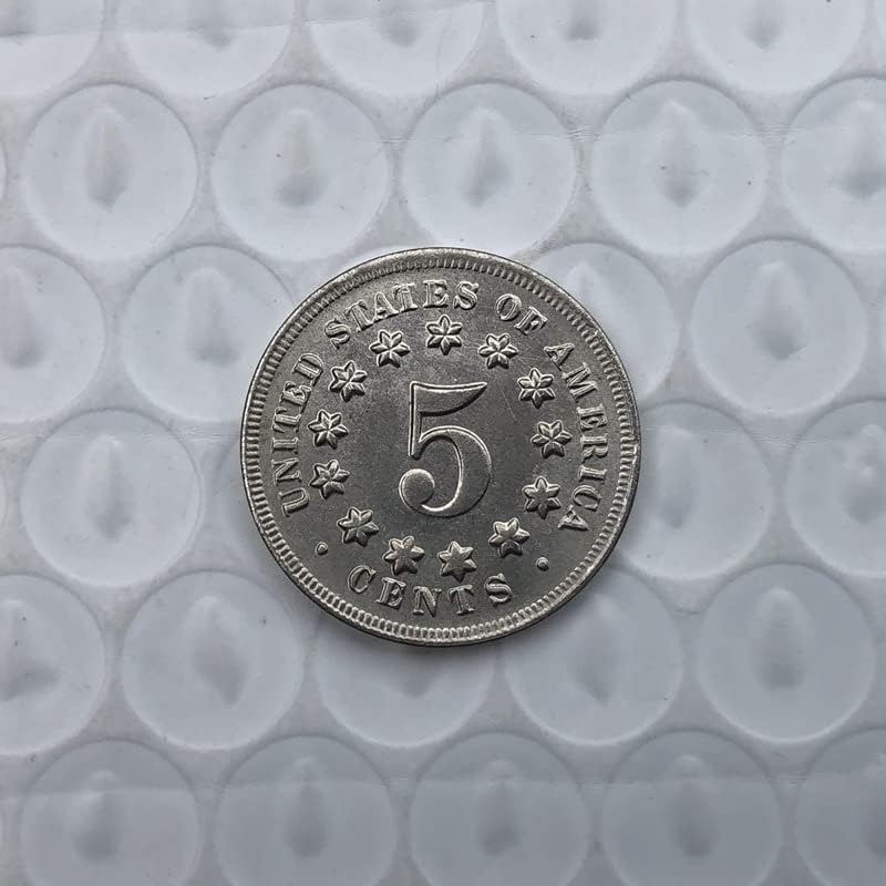 20. 5ММ1874 Американски Никел Монета Никел-Направени Монети Антички Занаети Странски Комеморативни Монети
