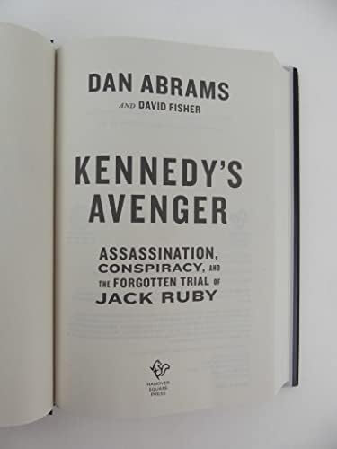 Avenger на Дан Абрамс Кенеди потпиша автограмирана HC Book 2021 W/David Fisher