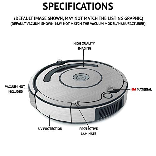 МОЌНИ КОЖИ Моќни Кожи Кожа Компатибилна Со iRobot Roomba s9+ Боја За Вакуумска Вратоврска 2 |, Издржлива И Уникатна Обвивка Од Винил Налепница