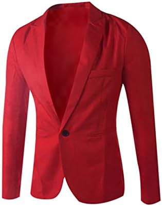 Јакни за машки костуми Блејзерс палта Голф Работна јакна забава единечна копче цврста боја случајна 2022 деловна костум Топ -палто