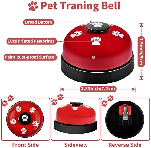 ЏИМЕЈВ 3 Спакувајте Ѕвона На Вратите На Кучињата, Ѕвона За Обука На Миленичиња За Излезете Надвор Од Тренингот За Тенџере И Комуникациски