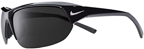 Најк Скајлон Аце П Поларизирани Правоаголни Очила За Сонце, Сјајна Црна/Сребрена, 69 мм