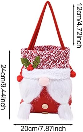 Торба За подароци Торба Божиќни Бонбони Стари Божиќни Безлични Деца Декорација Човечки Торби За Чување Крпа Канти За Складирање Со