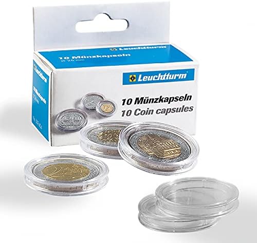 10 Капсули За Монети Од Светилник за Монети од 16,5 мм