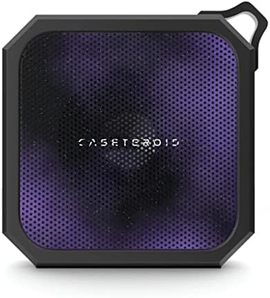 Casteteroid Musoid Mini водоотпорен звучник - Виолетова облачна галаксија црна една големина