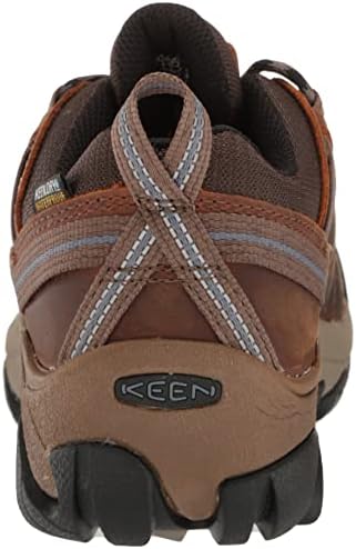 Keyенски женски Тарги 2 водоотпорни чевли за пешачење со ниска висина, сируп/камен камен, 9 САД
