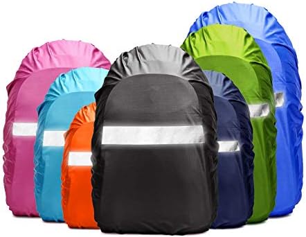 WSZCML ранец на ранец на дожд Надграден водоотпорен капак на ранецот со прилагодлива вкрстена лента и засилен слој за пешачење за кампување за