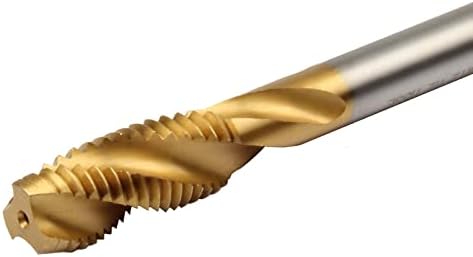Aceteel M8 x 1 Титаниум обложена спирален флејта, чешма со калај обложена HSS Spiral Flute Thap M8 X 1