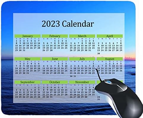 Календар хубин 2023 Година Подлога За Глувци,Подлога За Глувци Од Песок На Плажа Со Зашиени Рабови