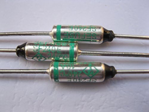6 парчиња TF 240 Целзиусови коло, исечено микротемп термички осигурувач 240 ℃ TF пресек 250V 10A