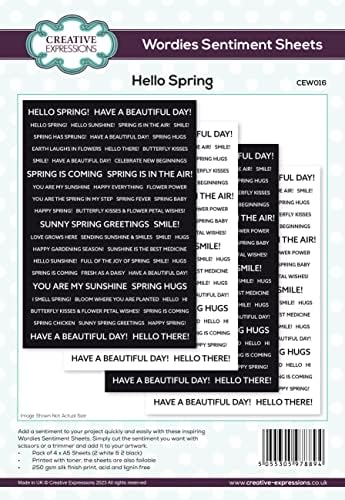 Креативни изрази зборати здраво пролетни сентиментални листови
