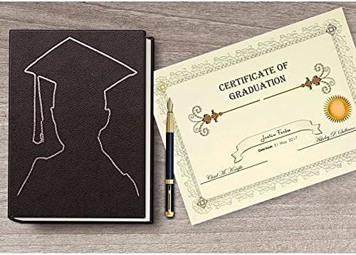 Доделување Сертификат Хартија За Дипломи, Големина Писмо Злато Фолија Лист Граници