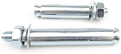 Завртки од не'рѓосувачки челик од 10 парчиња M12 дебели галванизирани завртки за отекување завртки завртки од 80мм ~ 120мм должина -