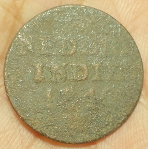 Холандија Холандски Источен Инди бакар 1 цент 1840-W монета x18