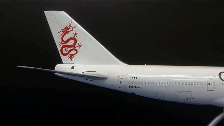 JFOX Dragonair Cargo за Boeing 747-300 B-KAA со Stand Limited Edition 1/200 Diecast Aircraft претходно изграден модел