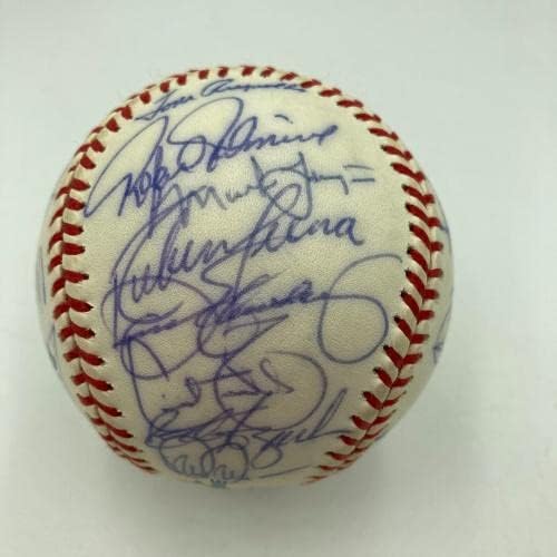 1991 Тимот на сите starвезди потпиша бејзбол Кал Рипкен rуниор Кирби Пакет ЈСА Коа - Автограмирани бејзбол