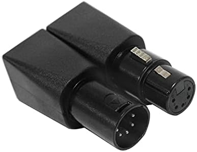 Toronce DMX до RJ45 конектор RJ45 Ethernet до 5 Pin XLR DMX Femaleенски и машки адаптер сетови （5PIN_1PAIR