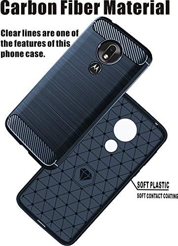 HNHYGETE за Moto G7 Power Case, Moto G7 Supra Case, мек тенок шок-изобилен анти-прстински отпечаток целосен заштитен телефонски случаи за Motorola