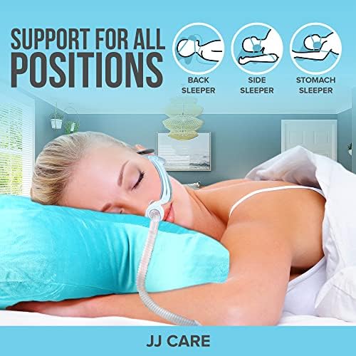 JJ CARE CPAP перница, перница за ладење за CPAP странична спиење, мемориска пена CPAP перница за спиење на стомакот, перница за контура