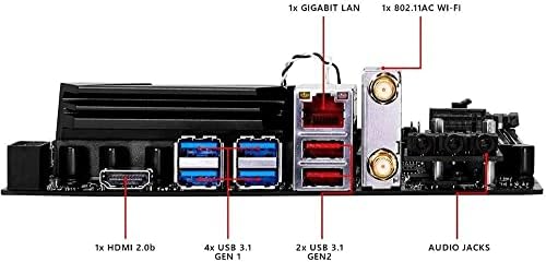 Asus Rog Strix B450-I Gaming Mathernaber Amd Ryzen 2 AM4 DDR4 HDMI M.2 USB 3.1 Gen2 B450